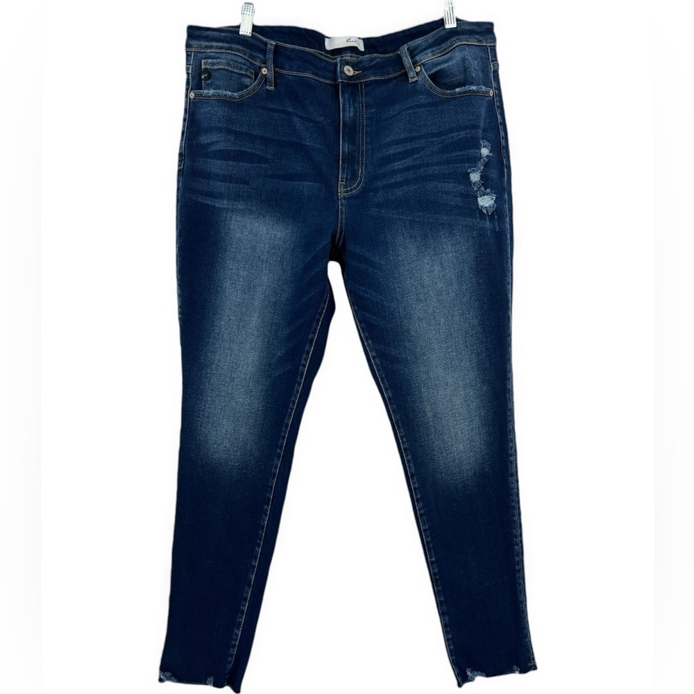 KanCan Distress Skinny stretch Frayed Hem Jean’s SZ 3XL New